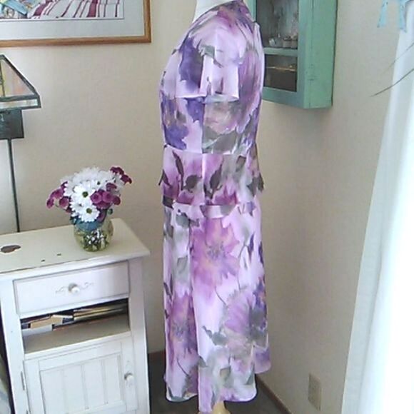 Vintage Studio I Lilac Floral Dress with Jacket. Bonus bag. - Picture 4 of 16